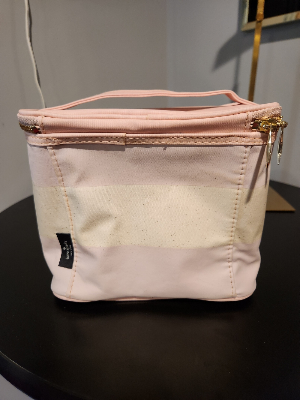 kate spade Pink and Cream Insulated Lunch Box - Picture 2 of 4
